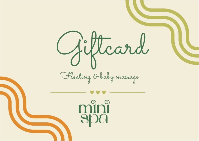 De Mini Spa giftcard: floating & baby massage